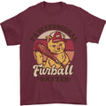 Furball Batter Funny Cat Baseball Humour Mens T-Shirt 100% Cotton