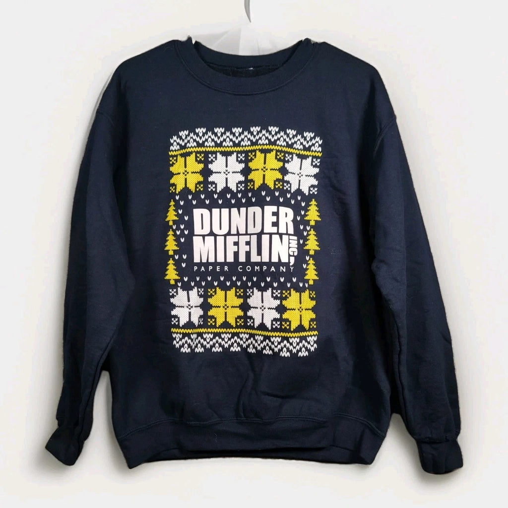 The Office Dunder Mifflin Ugly Christmas Sweatshirt from Cooper's Seafood House