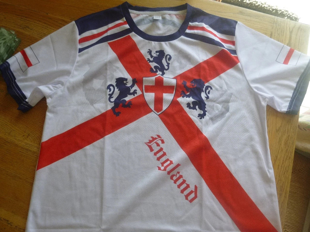 England Football Supporters  3 Lions Shirt Top
