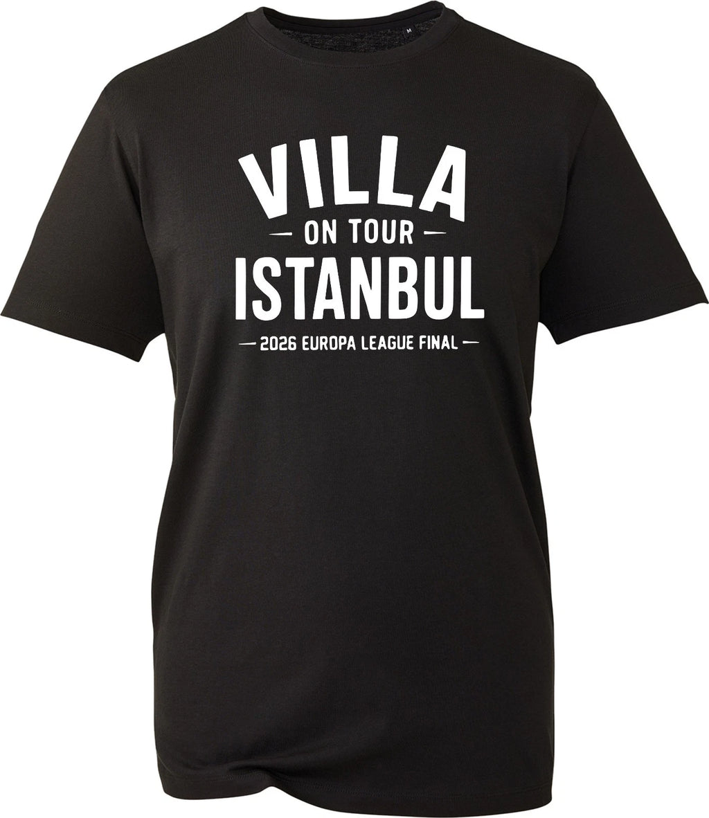 Villa On Tour Istanbul T-Shirt 2026 Europa League Final Football Fan Unisex Tee