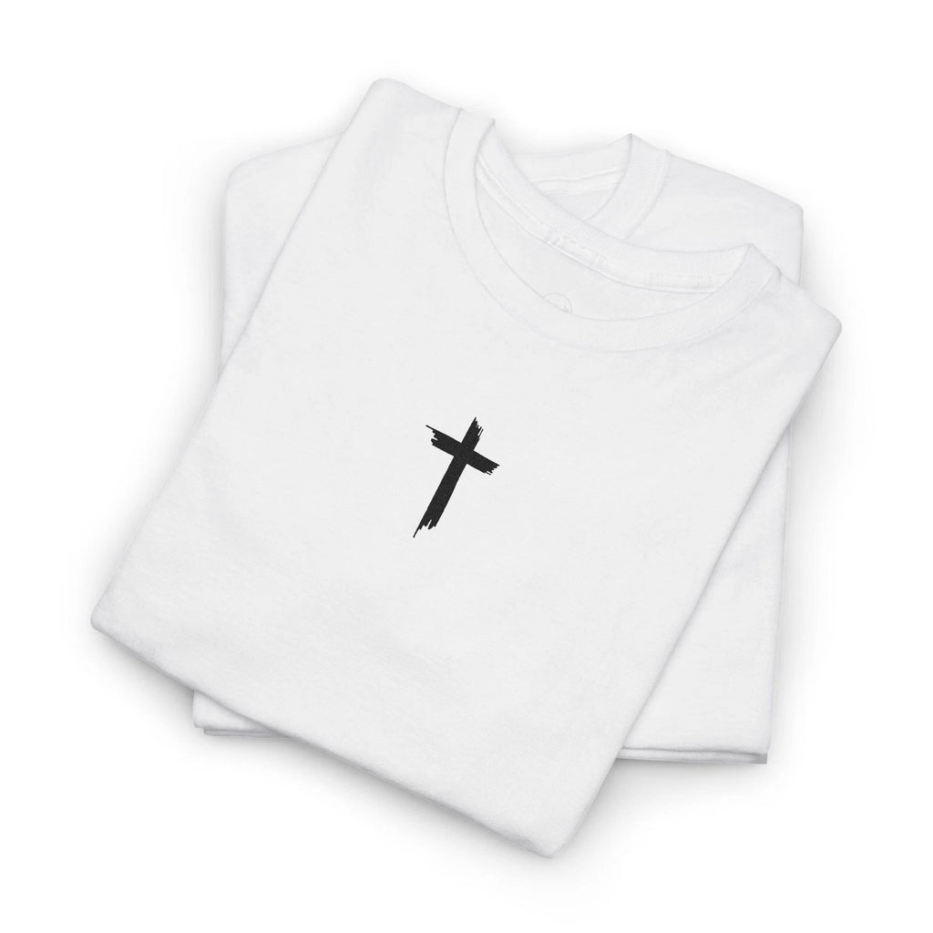 Minimalist Cross Graphic Tee, Faith-Based Shirt, Unisex Cotton T-Shirt, [...]