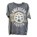 American Fighter Y2K Affliction Men's Gray T Shirt Graphic Sz Medium
