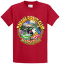Panama Parrot Club Cotton Printed Tee Shirt Regular and Big and Tall Sizes