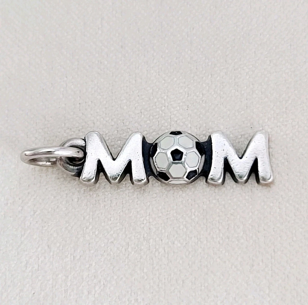 James Avery Retired Enamel Soccer Mom Charm