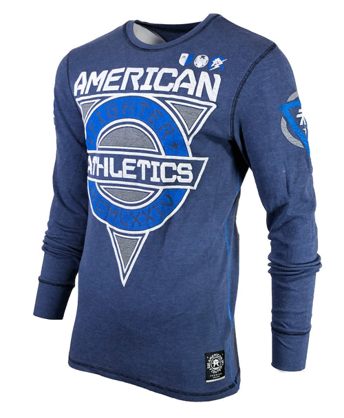 AMERICAN FIGHTER Men's Thermal Shirt GROVE WEATHERED Athletic MMA