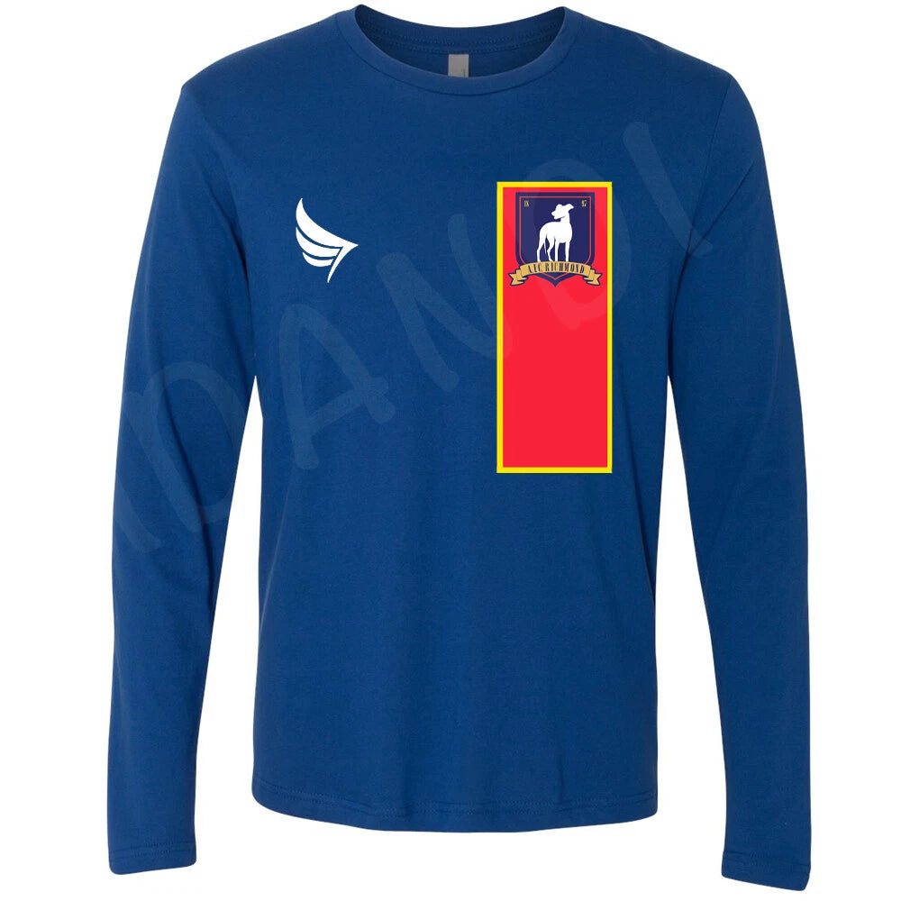 🔥 Team Lasso inspired Men's/Unisex Long Sleeve T shirt Crest Coach soccer