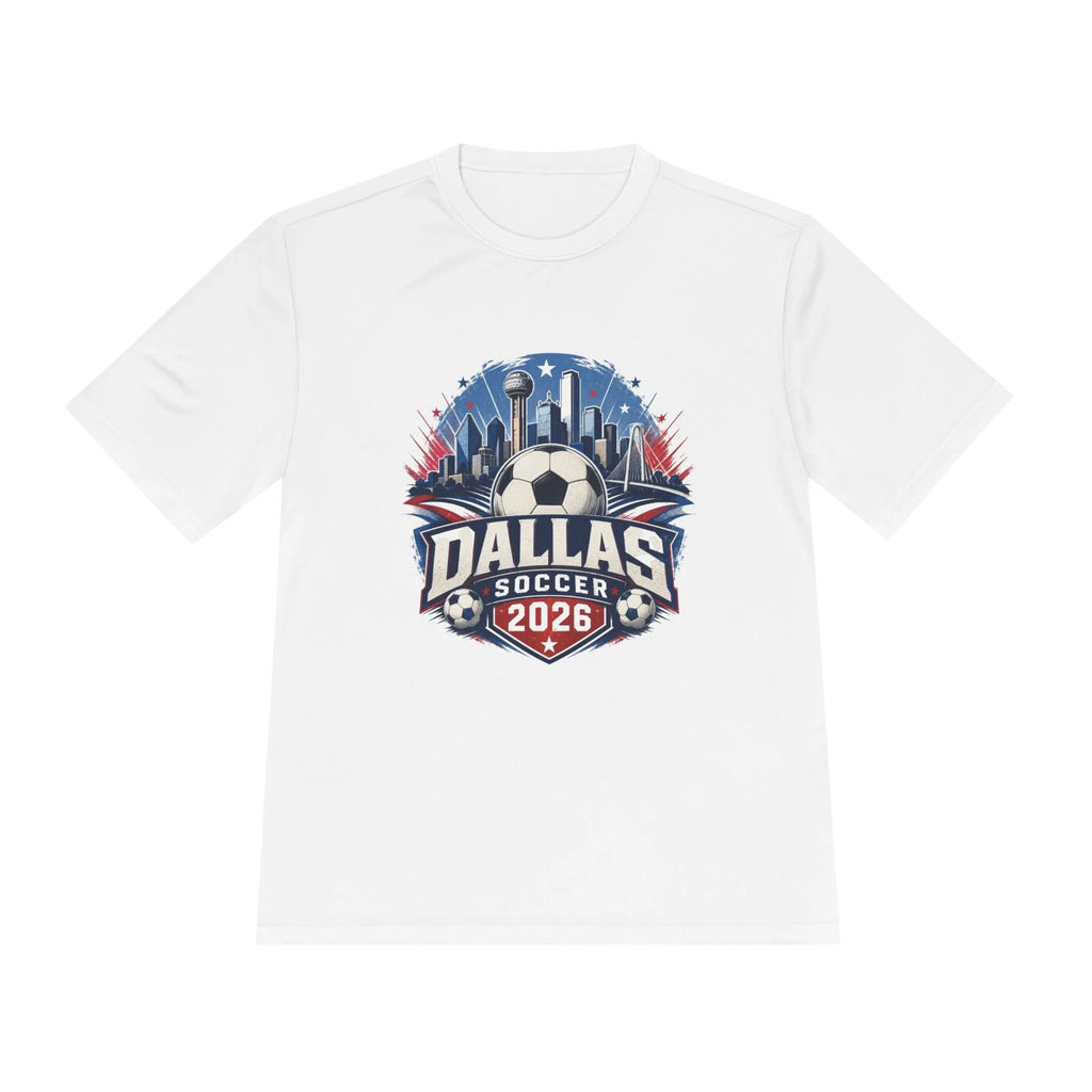 Dallas Soccer 2026 Tee | Soccer Ball, City Skyline