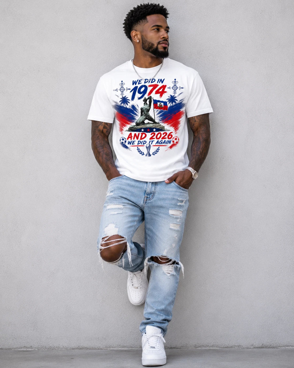 Haiti World Cup Soccer Fan T Shirt
