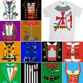Fancy Dress Costume Outfit Mens Funny T-Shirt Party Theme