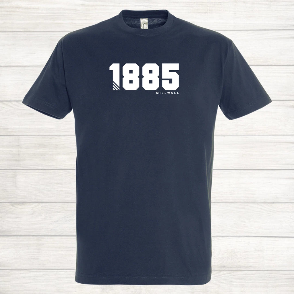 Millwall Football Shirt 1885 Est Year Retro Gift Casual Lions T Shirt
