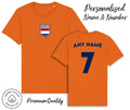 Netherlands TShirt Personalised Name & No World Cup 2026 Kit Football Holland
