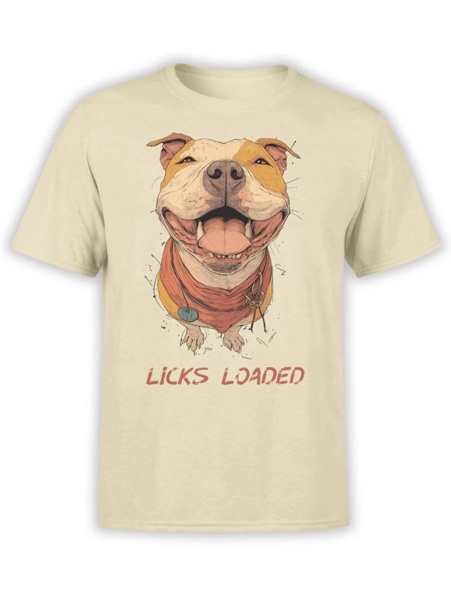 FANTUCCI Licks Loaded T-Shirt | Funny Happy Dog Graphic Tee | Unisex