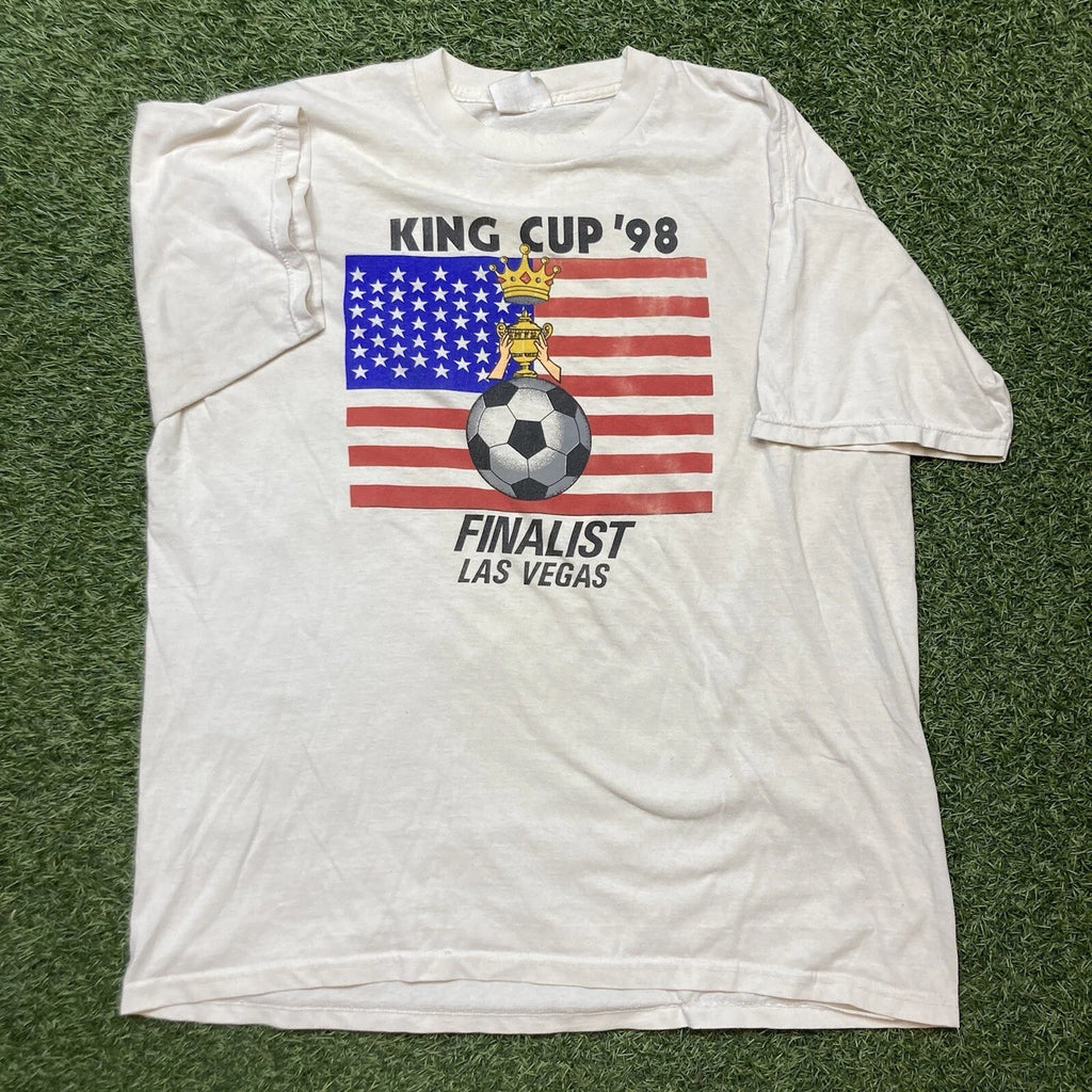 Soccer Shirt XL 1998 King Cup Las Vegas Finalist Soccer Futbol Tournament Tee