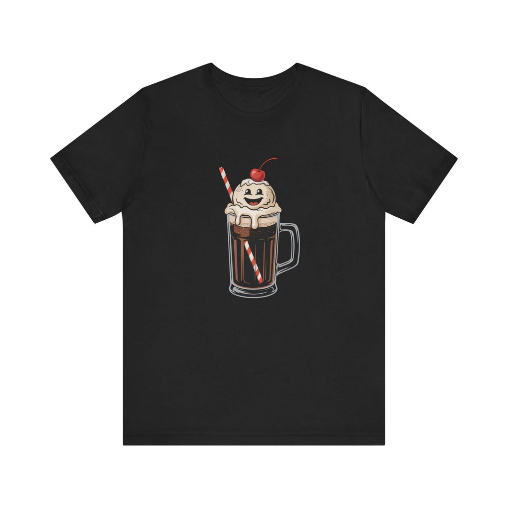 Root Beer Float Character Tee Cute Aesthetic Unisex Shirt Soft Drink Lover Gift