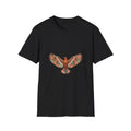 Bird Floral Watercolor Nature Boho Black T-Shirt Aesthetic Print Tee