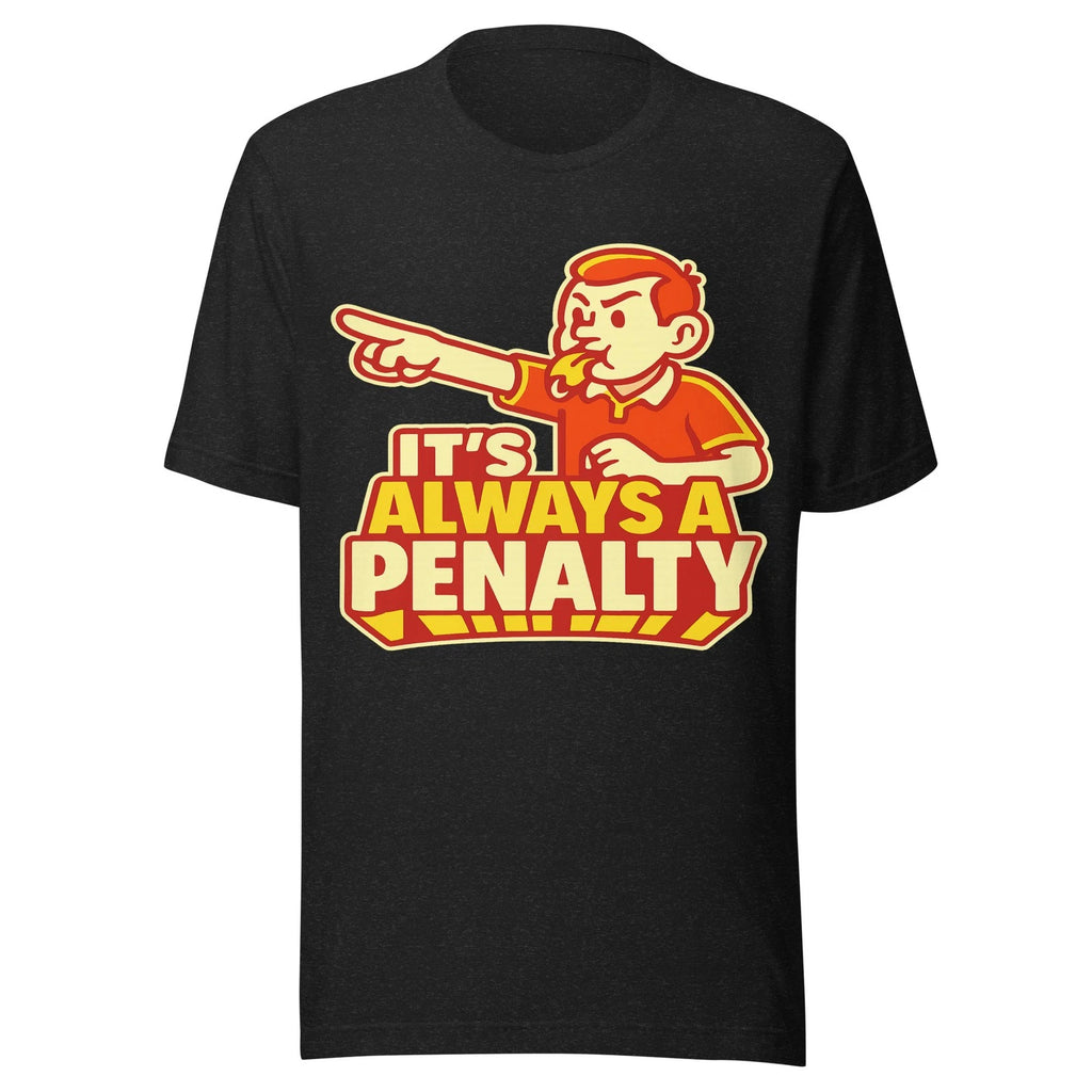 Funny Soccer Shirt It's Always A Penalty VAR Ref Meme Tee World Cup 2026 Gift