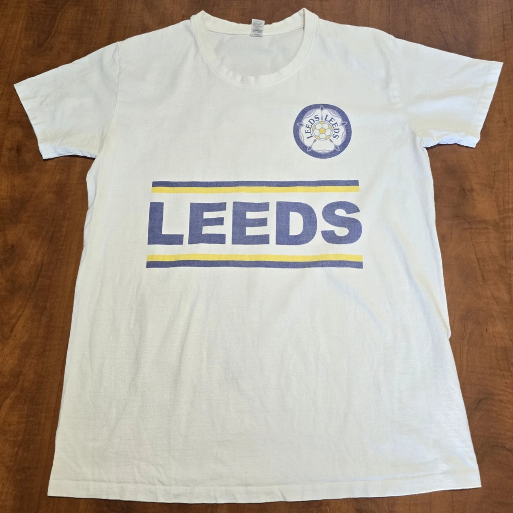 SOL'S Leeds United Patrick Bamford Short Sleeve Crew Neck Jersey Style Tee L