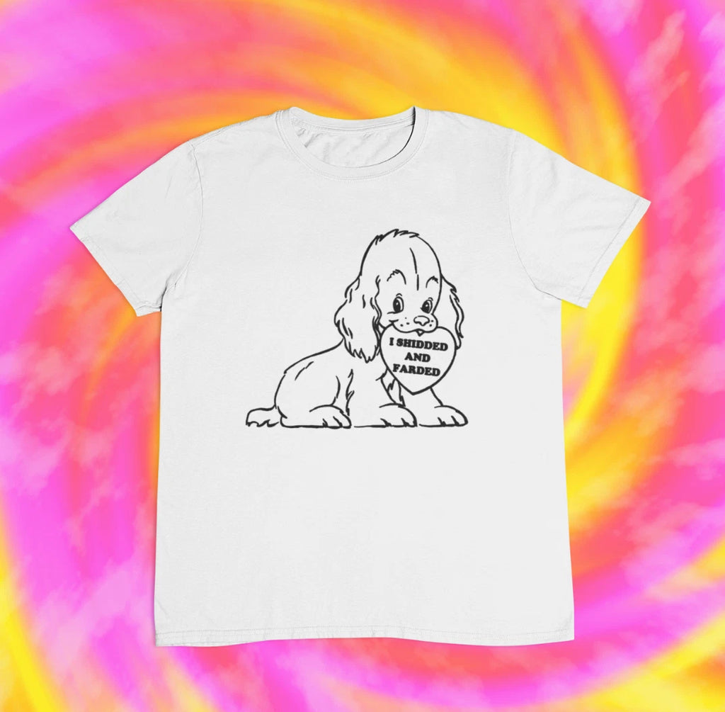 I Shidded and Farded Puppy T shirt | 2000s | aesthetic | retro | 90s