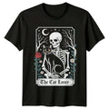 The Cat Lover T-Shirt Gothic Tarot Cat Pet Gift For Him And Her