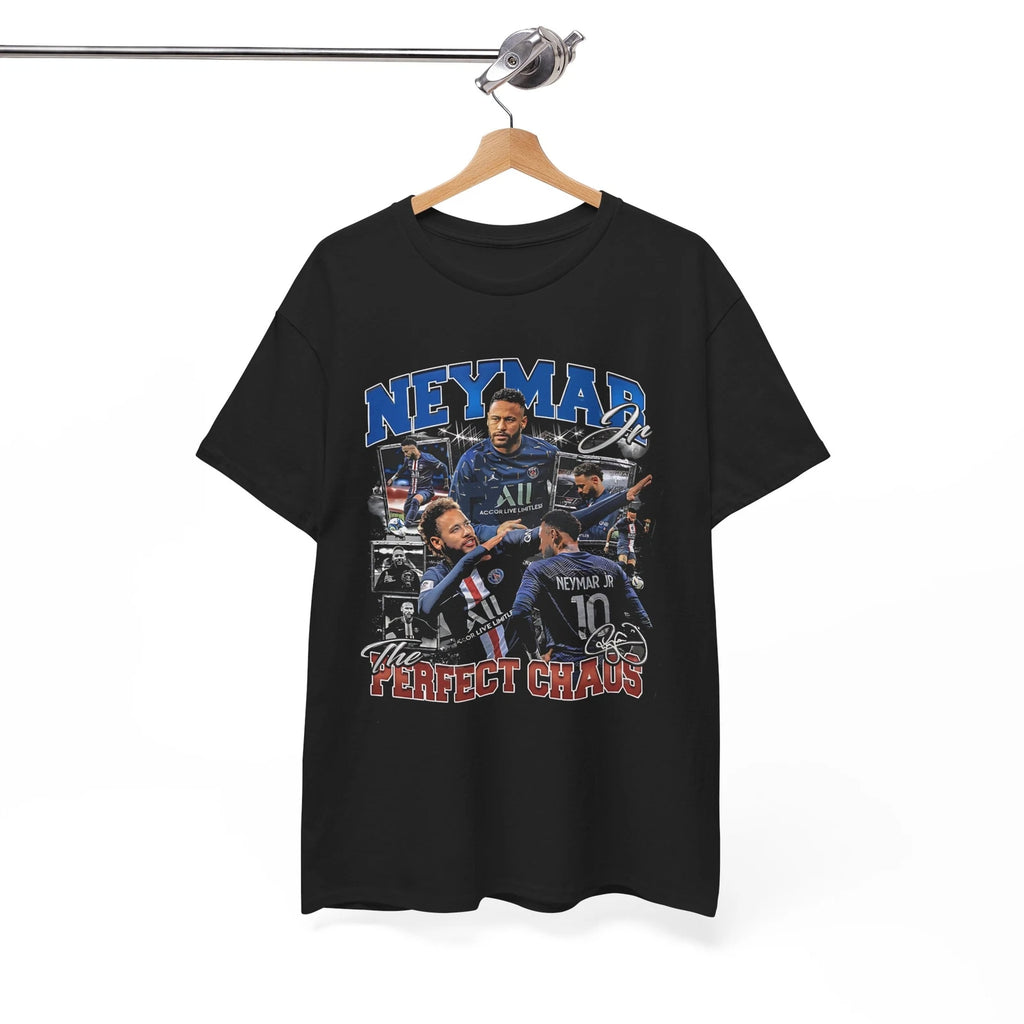 Neymar Bootleg Vintage Graphic Tee - Retro Soccer Superstar Fan Shirt