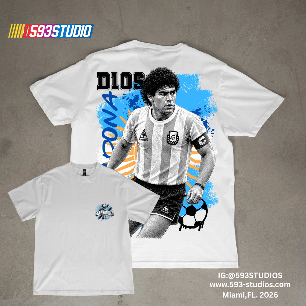 Diego Maradona Vintage Argentina Soccer Shirt Football Icon|GOAT, World Cup 2026