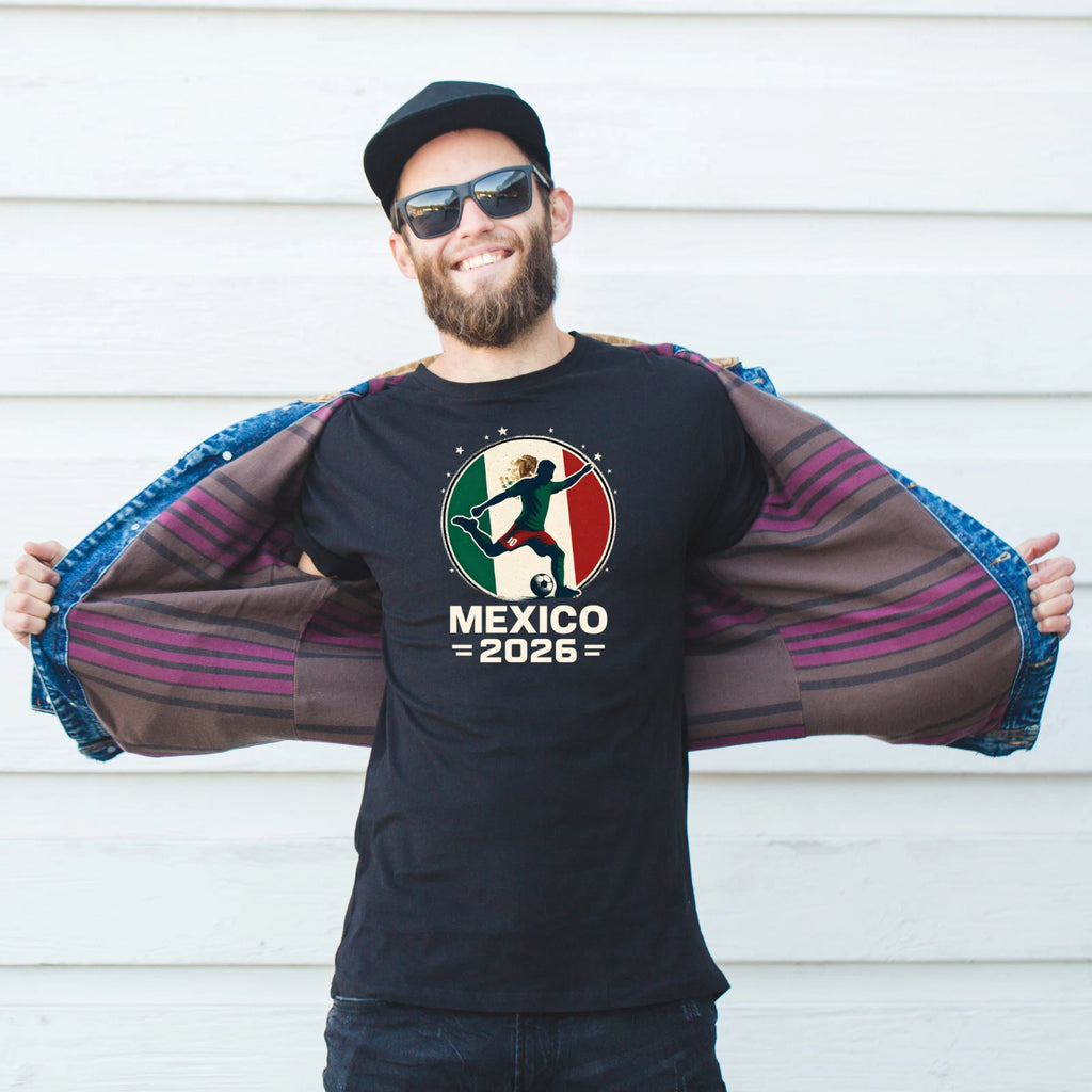 North America Apparel Collection for Soccer Fans 2026 MEXICO Unisex  T-Shirt