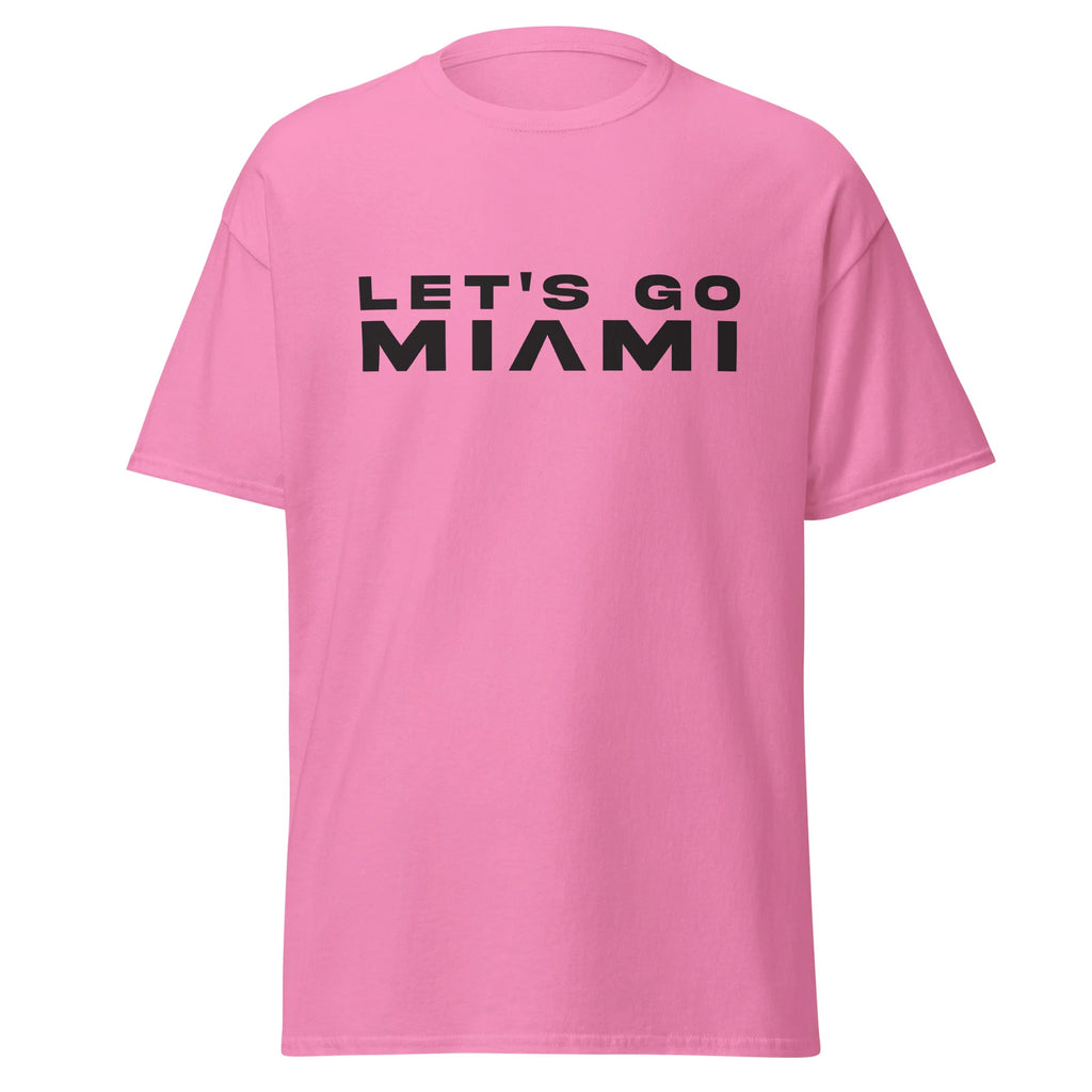 Let's Go Miami Football Soccer Inter Miami MLS Messi Unisex Jersey Tshirt