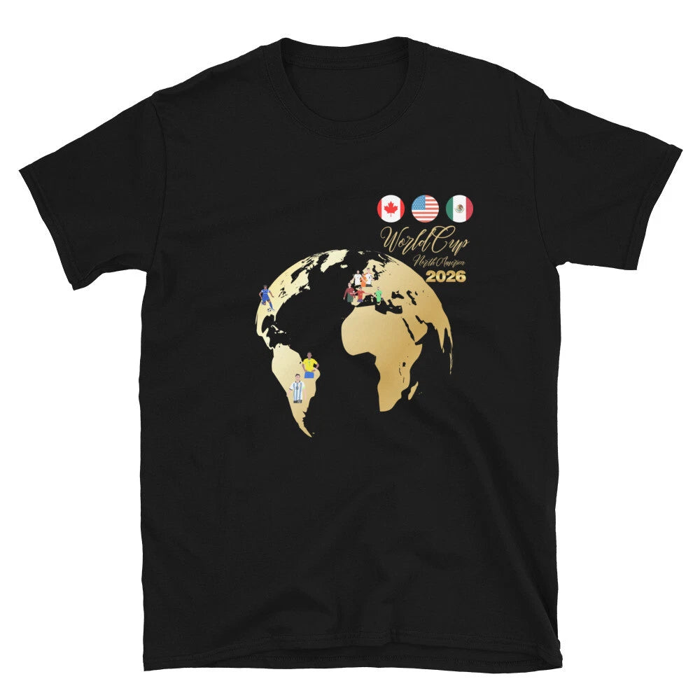World Cup 2026 soccer Short-Sleeve Unisex T-Shirt World Cup North America 26