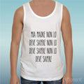 Canotta T-Shirt " Sentence Mia Madre Non Lo Deve Know " Tank Top Gift Idea