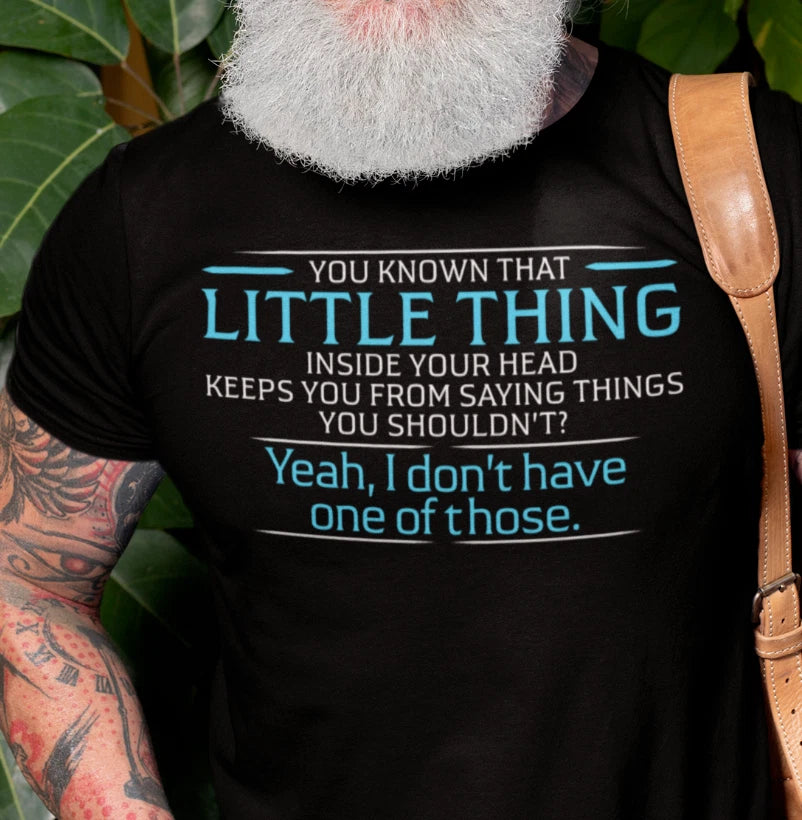 Mens Graphic Tees Irony  Slogan T-shirt Humor Sarcastic Funny T-shirt