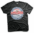 Budweiser American Lager Vintage Beer Anheuser Busch Men Men T-Shirt Black