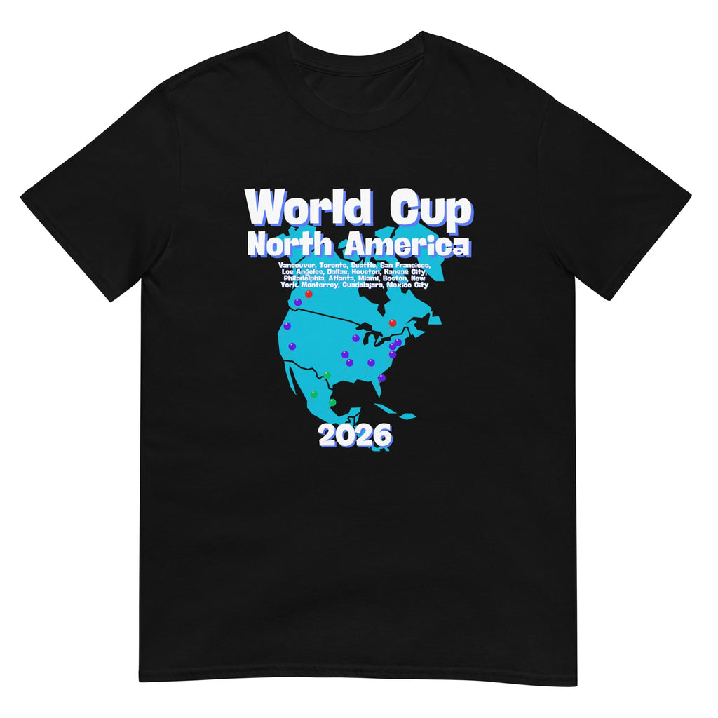 World Cup 2026 Soccer Unisex T-shirt USA Copa Del Mundo Mexico Canada 2026