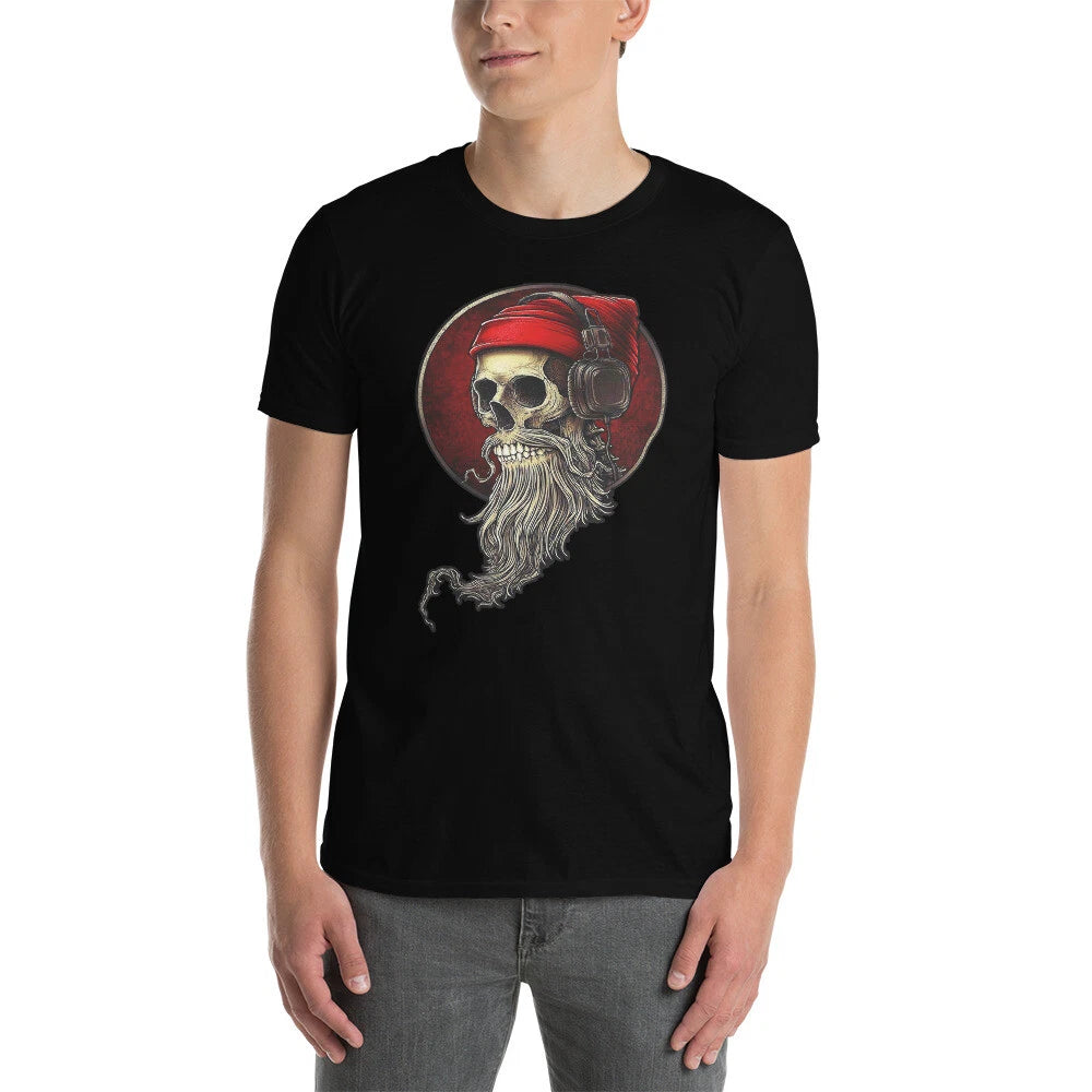 BEARDED SKULL COOL AND TRENDY  GRAPHIC  Short-Sleeve Unisex T-Shirt