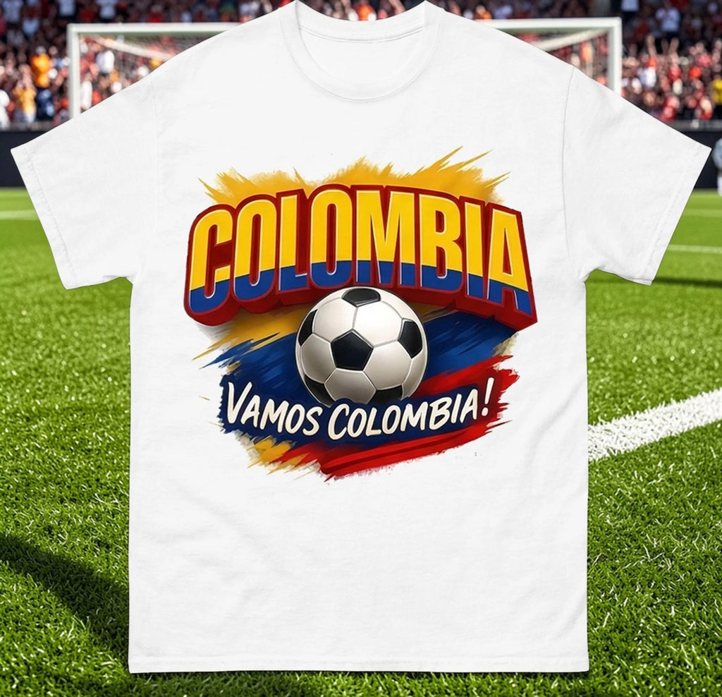 Colombia vamos Colombia T-Shirt, Colombia Football Fan Shirt, Colombia Football