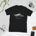 Calm Is A Superpower Shirt Minimal Wave Design Mindfulness Quote Unisex Wear