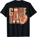 Vintage Game Day Football Lightning Bolt Funny Sport Unisex T-Shirt