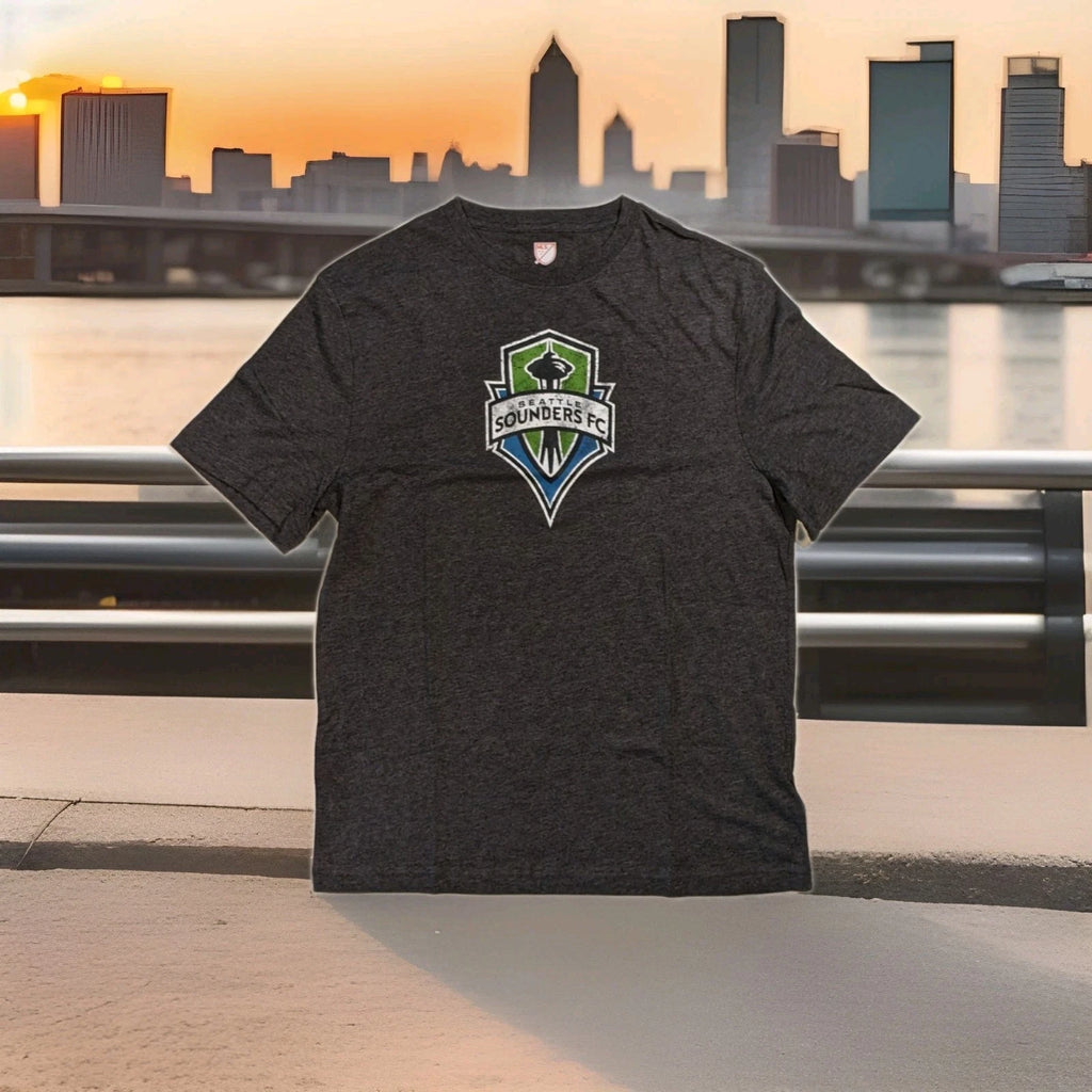 MLS Seattle Sounders FC Soccer Gray Mens T-shirt Size Large NWOT