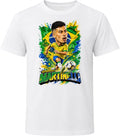 Gabriel Martinelli Brazil Soccer Caricature 2026 World Cup T Shirt