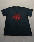 MLS Toronto Soccer T-Shirt Mens Size Large Black Short Sleeve  Football Tee