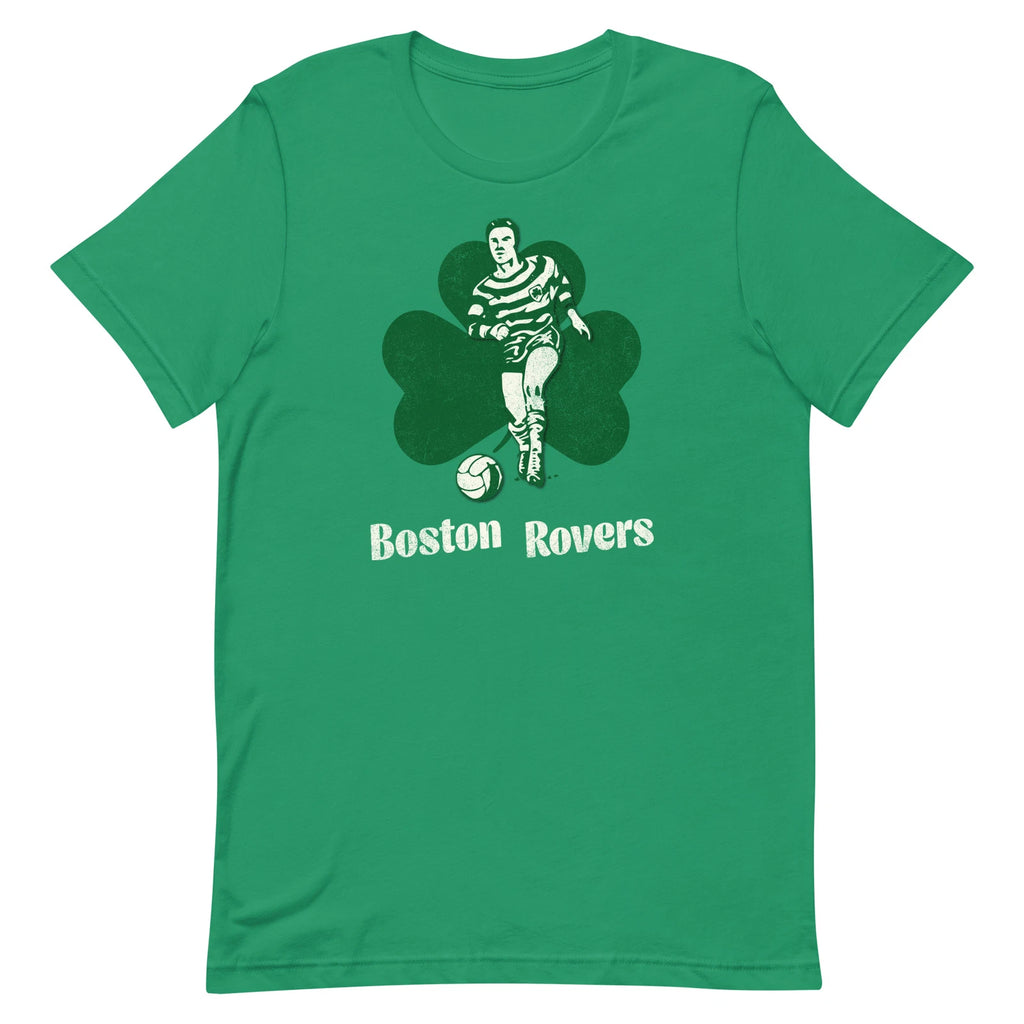 Boston Shamrock Rovers T-Shirt | Retro 1960s Pro Soccer Throwback Tee