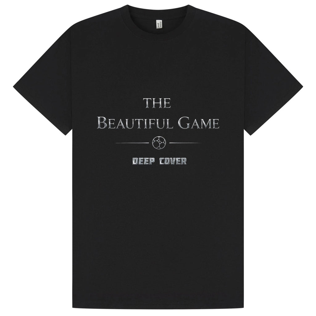 The Beautiful Game Cotton T-Shirt World Cup 26 in Black & Silver XS to 5XL