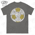 Soccer Word Art T-Shirt, Adult Unisex Tee, Football Terminology & Slang Design