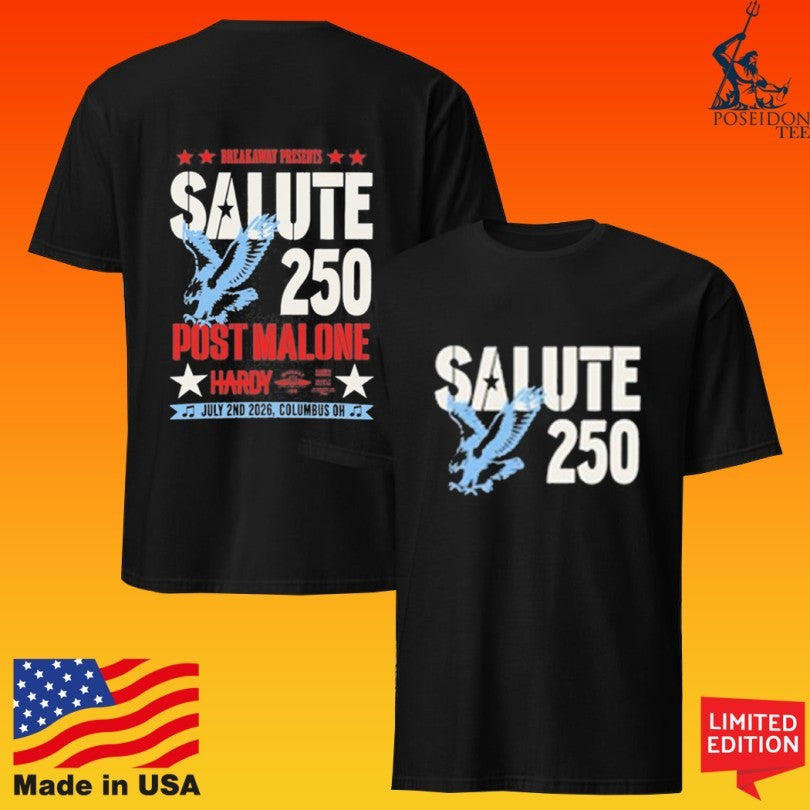 Salute 250 Event Post Malone Hardy July 02 2026 Historic Crew Stadium Columbus Ohio – Youth T-shirt