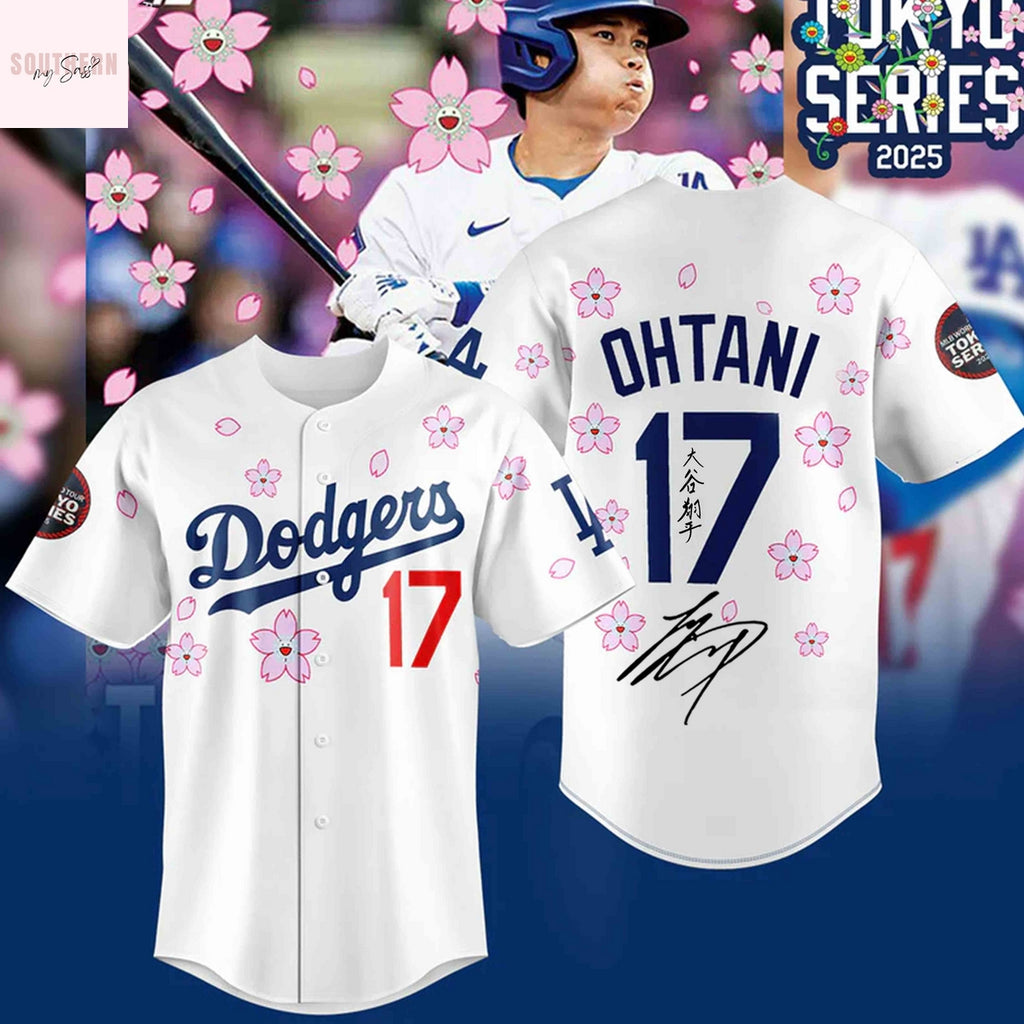Shohei Ohtani Los Angeles Dodgers 2025 Signature Baseball Jersey