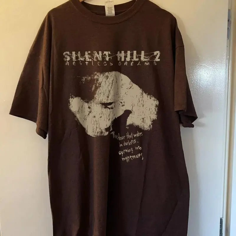 Silent Hill 2 Short Sleeve Retro Color Shirt KV26479 T-Shirts