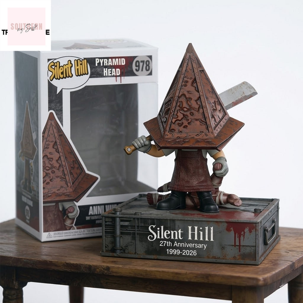 Silent Hill 27Th Anniversary Pyramid Head Pop Figure Doll