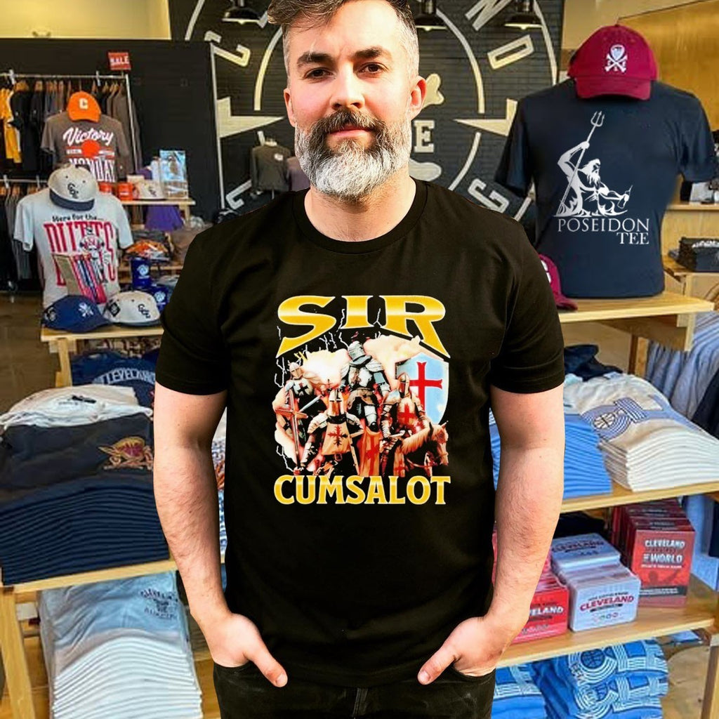 Sir Cumsalot Knights Medieval Crusader T-shirt