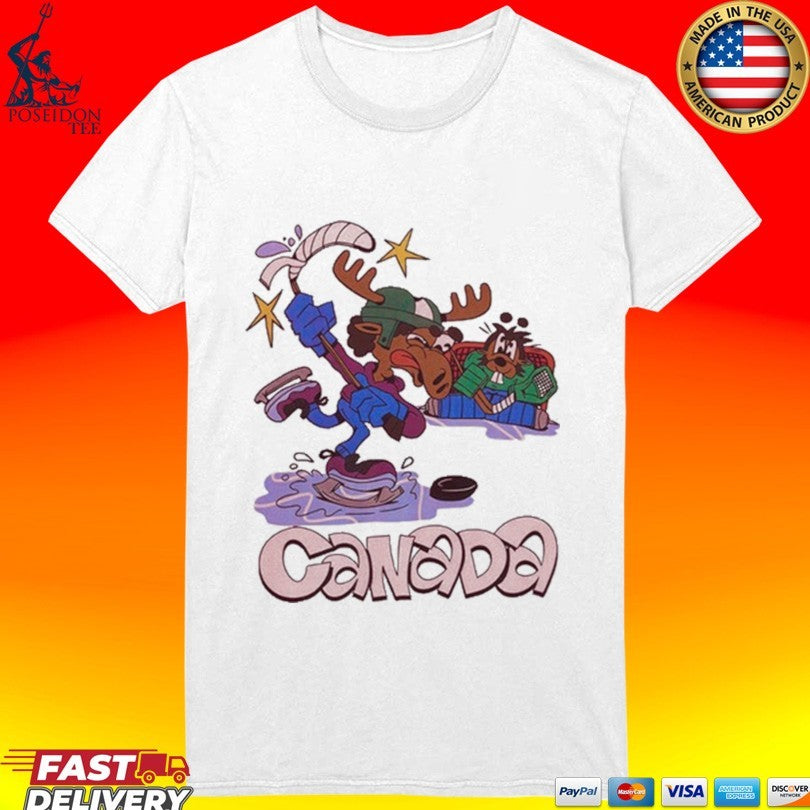 Slushy Noobz Canada Hockey T-shirt