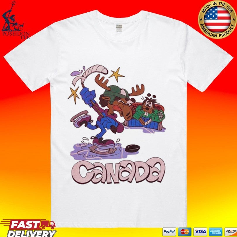 Slushy Noobz Canada Hockey T-shirt