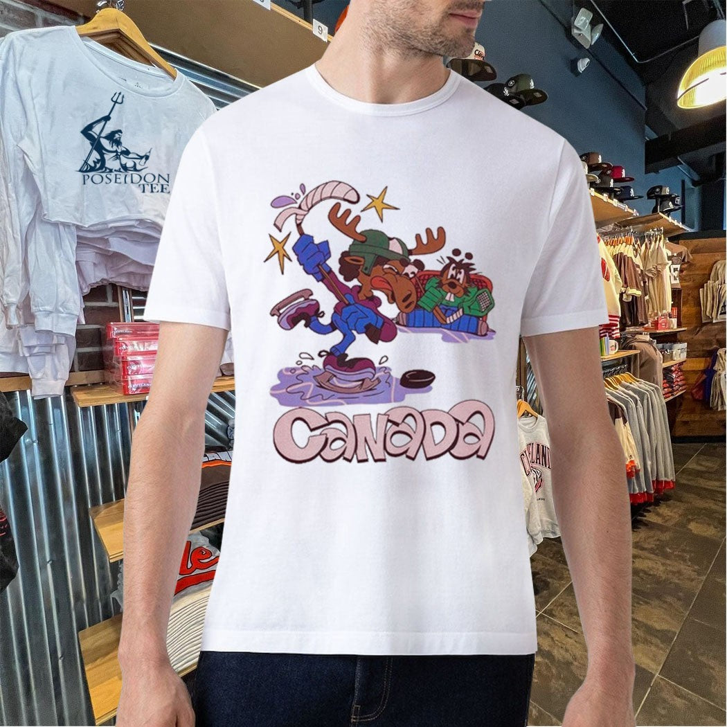 Slushy Noobz Canada Hockey T-shirt